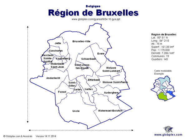 Carte Bruxelles